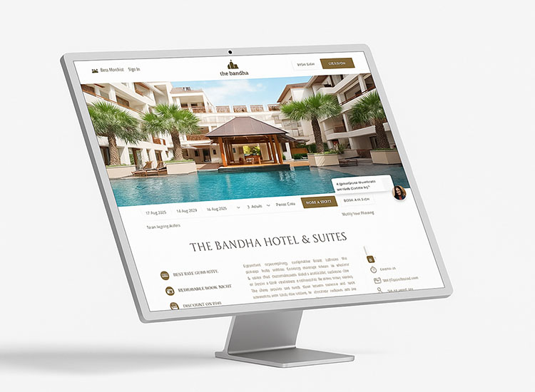 BiruDaun Web Studio, Bali, Indonesia The Bandha Resort & Spa